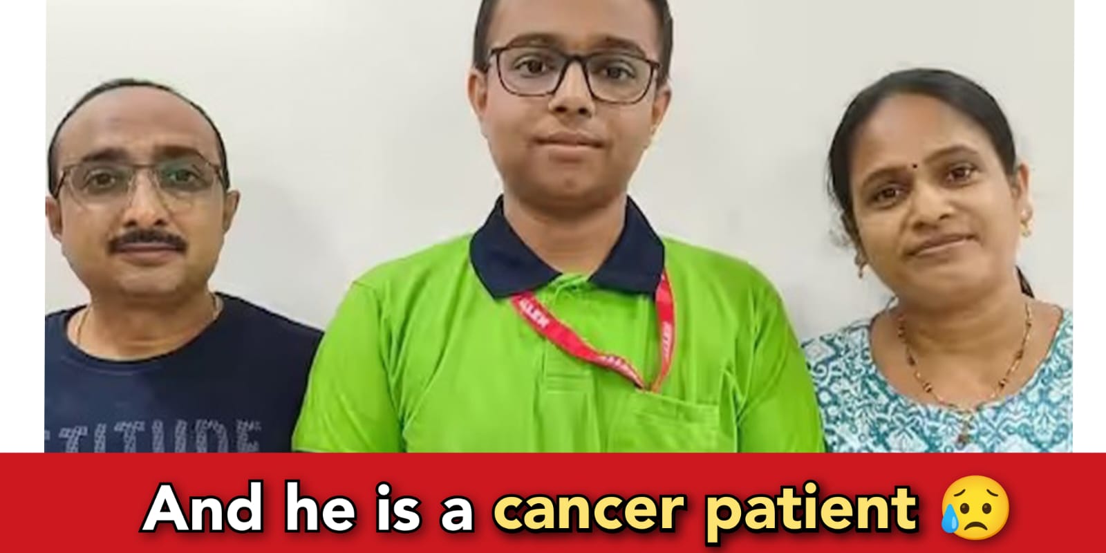 While fighting Cancer, Maulik Patel scores 715 marks in NEET exams