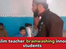"If anyone speaks against our prophet, behead him right away" Muslim teacher teaches students