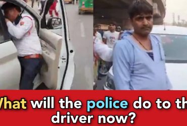Haryana: police man disputes with driver, he drags the cop away