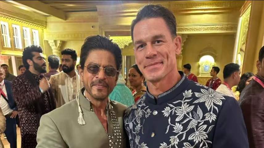 WWE legend John Cena posts pic with SRK, wrestler's special caption breaks the internet