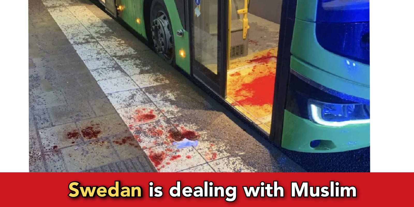 Sweden: Afghan immigrant kills bus driver for not giving him free ride