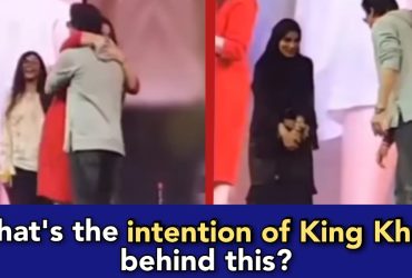 SRK gives tight hug to Hindu girls, but doesn't even touch muslim girls