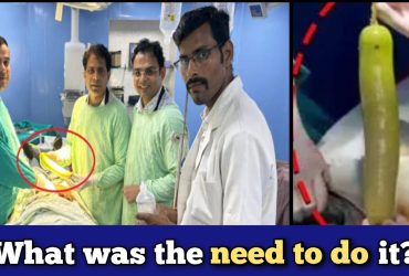 Madhya Pradesh, India: bottle gourd stuck in Private part, doctors remove it through surgery