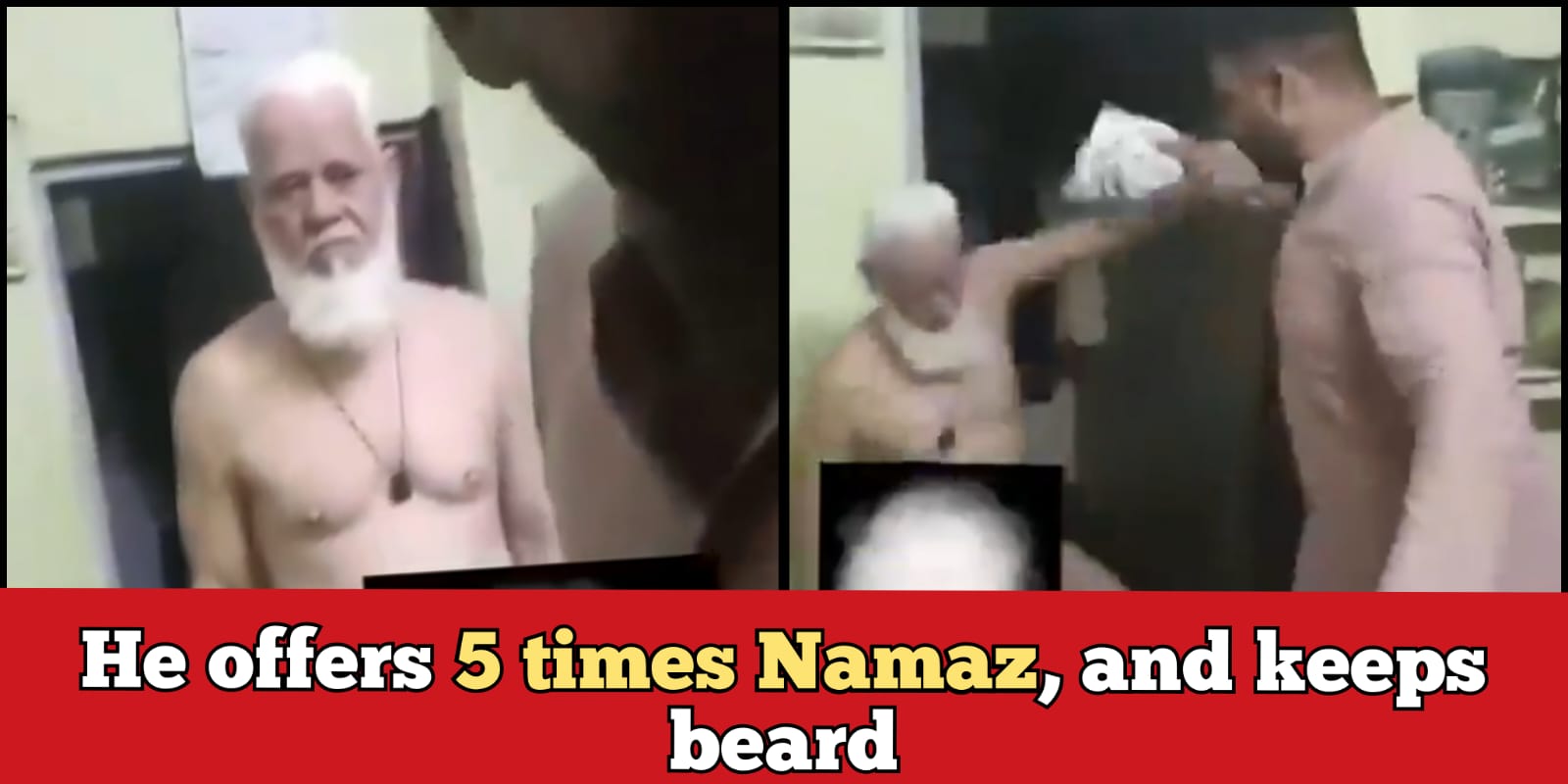 Unbelievable: 70yr old Muslim caught raping 8yr old girl on camera