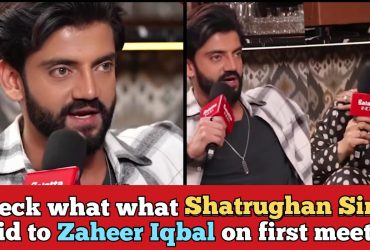 "Sir, I love your daughter" that's how Zaheer Iqbal met Shatrughan Sinha first time