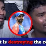 Fan cries hard as he couldn't see Virat Kohli in the Stadium