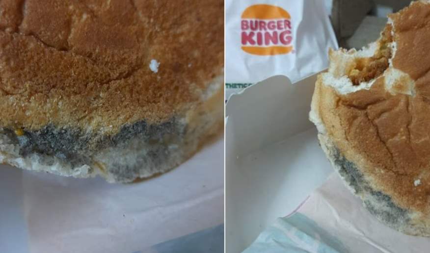 Man Finds Mold on Burger Ordered from Burger King, Zomato reacts!