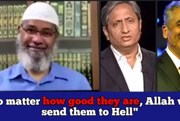 "Ravish Kumar, Dhruv Rathee will go to Hell" Zakir Naik