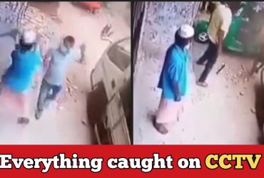 A CCTV camera shows Jihadists murder man, paint it as road accident