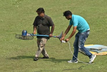 Netizens react after Electric fans were used to dry wet patches during Afg vs Nz Test in Greater Noida