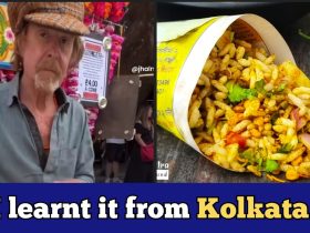 Britisher sells Bhelpuri on streets to support his family, purely Indian style