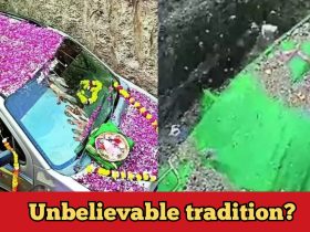 Man who loved his car performs last rites, buries with all rituals