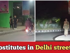 YouTuber shows girls in Delhi stand on road at night to find clients