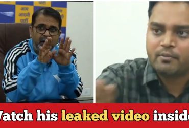 Awadh Ojha gets into controversy after joining AAP, as a Leaked video surfaces on the internet