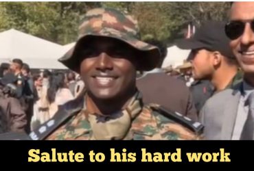 A daily wager who earns 100rs a day, his son becomes Lieutenant in Indian army