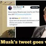 Elon Musk shocked to see Sharia court functioning in the UK, he asks..